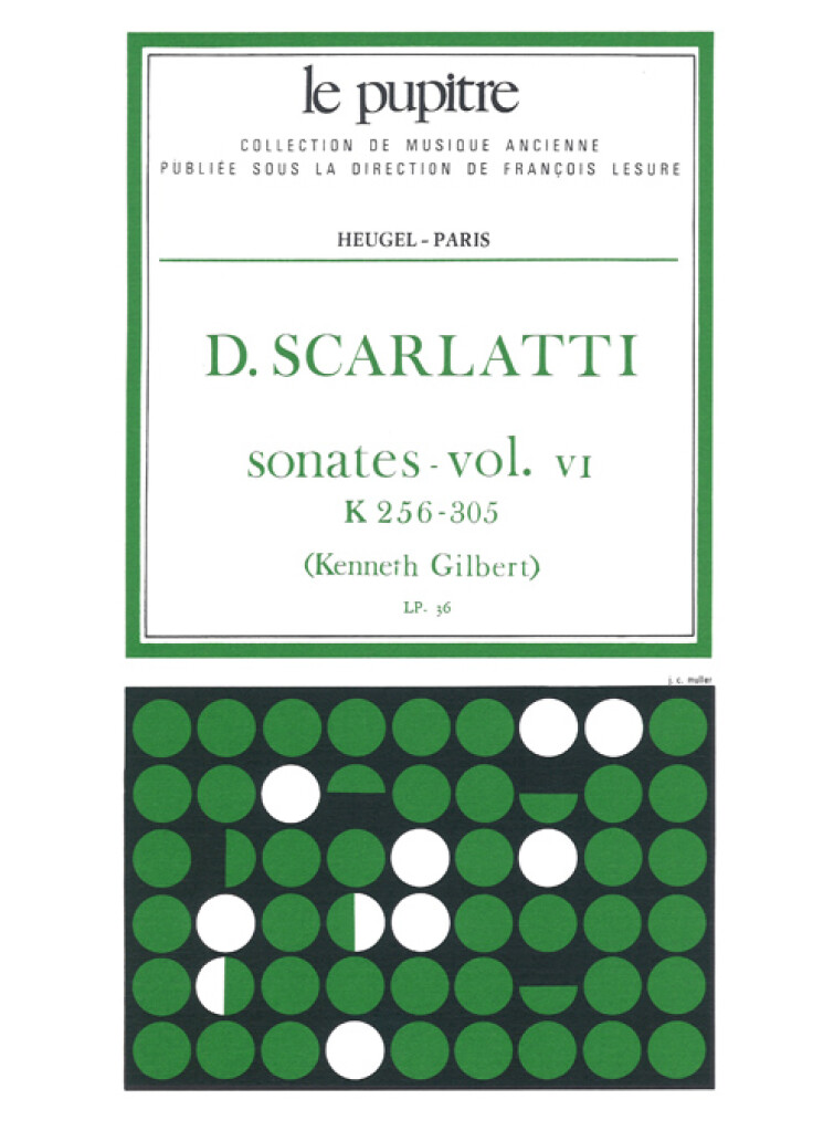 HEUGEL Scarlatti D. - Sonates Vol.vi (K.256 - K.305)