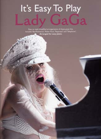 WISE PUBLICATIONS LADY GAGA - IT'S EASY TO PLAY - PIANO