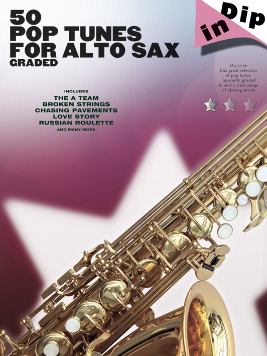 WISE PUBLICATIONS DIP IN - 50 GRADED POP ALTO SAXOPHONE SOLOS - ALTO SAXOPHONE