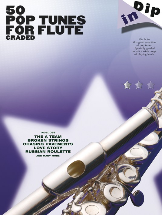 WISE PUBLICATIONS DIP IN - 50 GRADED POP FLUTE SOLOS - FLUTE