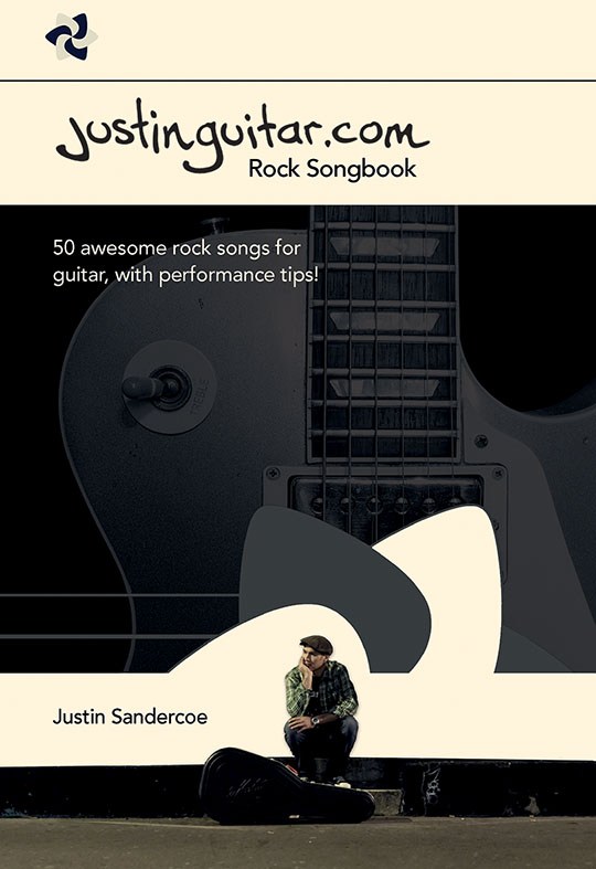 WISE PUBLICATIONS Justin Sandercoe - The Justinguitar.com Rock Songbook - Guitar