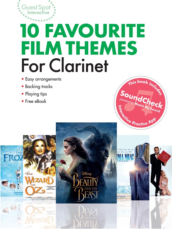MUSIC SALES Guest Spot Interactive - 10 Favourite Film Themes For Clarinet