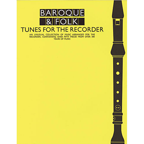 MUSIC SALES BAROQUE AND FOLK TUNES FOR THE RECORDER - RECORDER