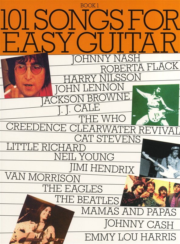 WISE PUBLICATIONS 101 SONGS FOR EASY GUITAR - V. 1 - MELODY LINE, LYRICS AND CHORDS