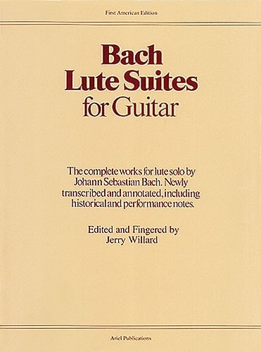 MUSIC SALES BACH LUTE SUITES FOR GUITAR - GUITAR