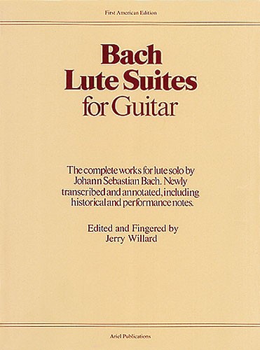 MUSIC SALES BACH LUTE SUITES FOR GUITAR - GUITAR