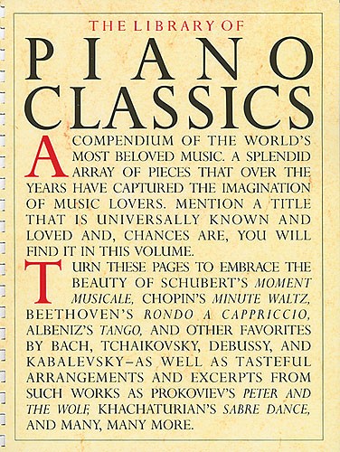 WISE PUBLICATIONS Library of Piano Classics