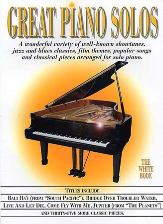 MUSIC SALES GREAT PIANO SOLOS - BLANC