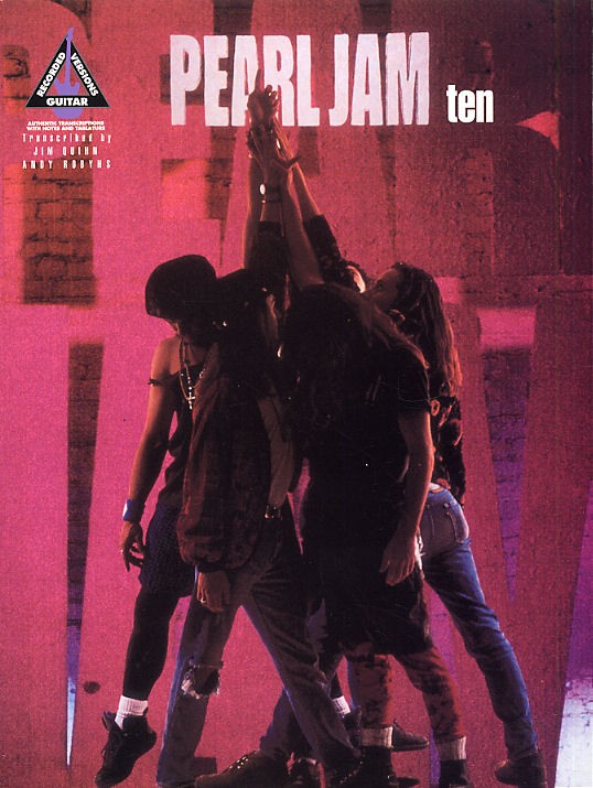 MUSIC SALES PEARL JAM TEN GUITAR RECORDED VERSIONS - GUITAR TAB