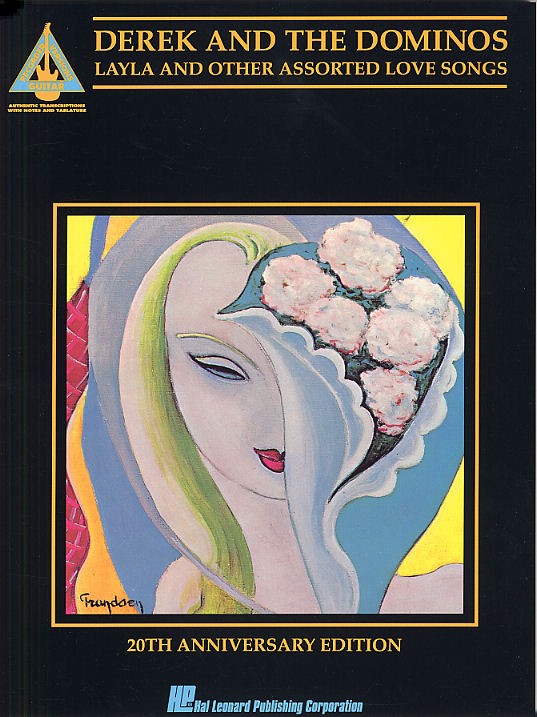 MUSIC SALES DEREK AND THE DOMINOS LAYLA AND OTHER ASSORTED LOVE SONGS 20TH ANNIV - GUITAR TAB