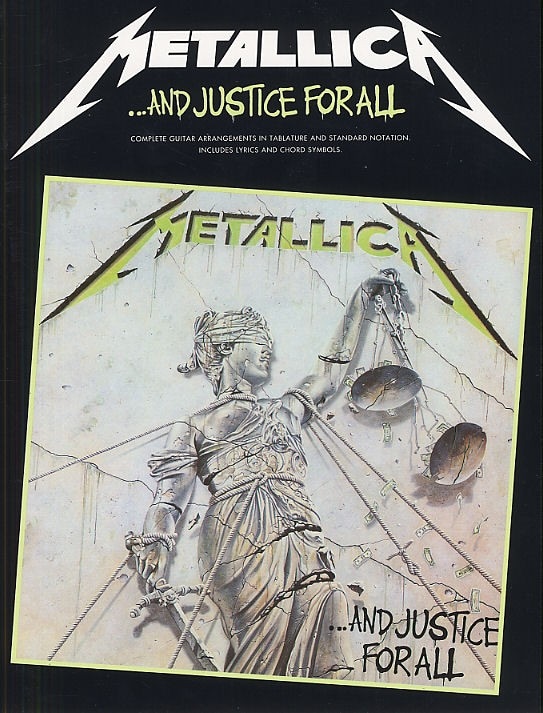 MUSIC SALES METALLICA - METALLICA - JUSTICE FOR ALL - GUITAR TAB