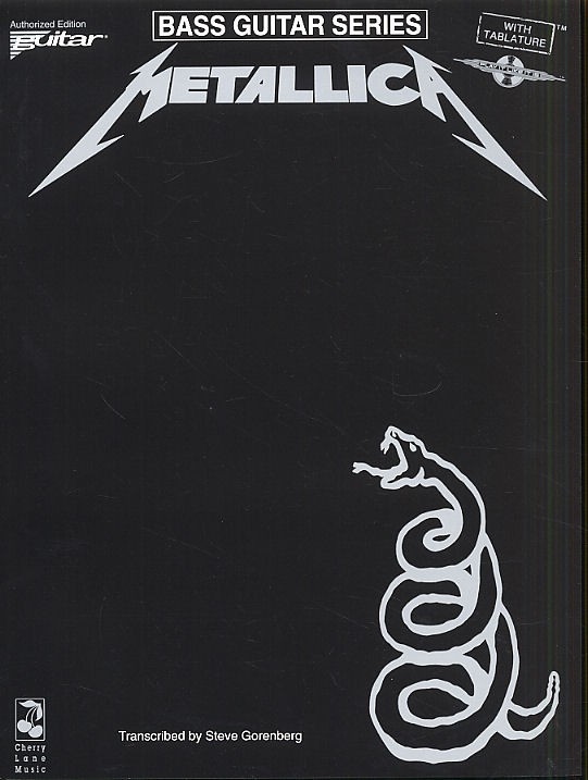 MUSIC SALES METALLICA - BASS GUITAR AND VOCAL - THE BLACK ALBUM - BASS GUITAR TAB