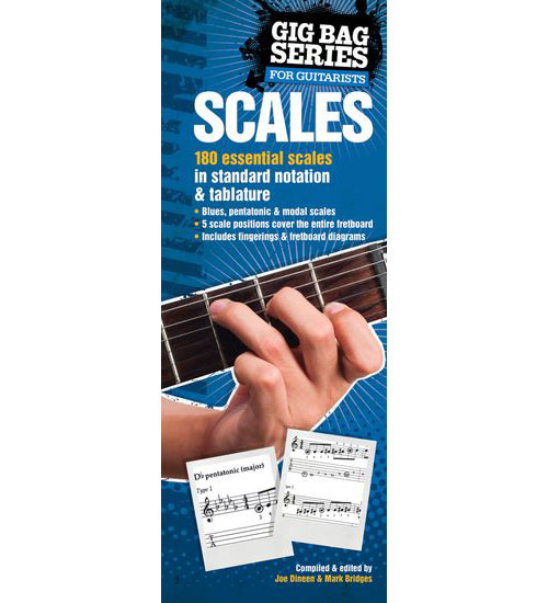 MUSIC SALES GIG BAG BOOK OF SCALES FOR ALL GUITARISTS - GUITAR TAB