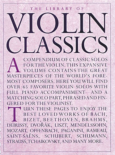 MUSIC SALES Library Of Violin Classics
