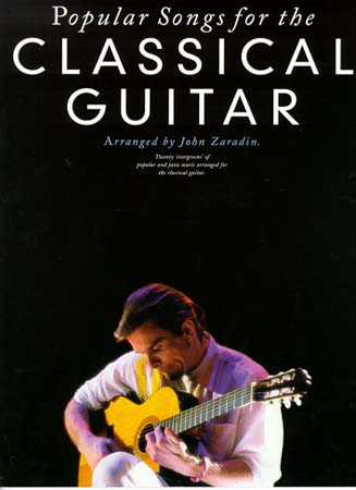 MUSIC SALES POPULAR SONGS FOR CLASSICAL GUITAR