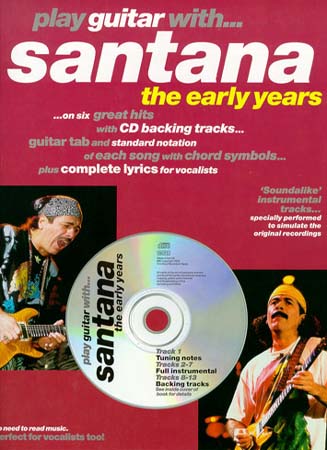 WISE PUBLICATIONS Play Guitar With... Santana (the Early Years) + CD
