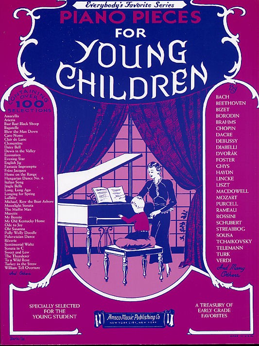 WISE PUBLICATIONS PIANO PIECES FOR YOUNG CHILDREN - PIANO SOLO