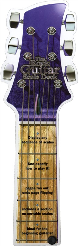 WISE PUBLICATIONS ROCK GUITAR SCALE DECK ACCESSORY - GUITAR