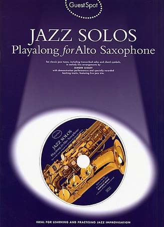 WISE PUBLICATIONS GUEST SPOT JAZZ SOLOS ALTO SAX CD