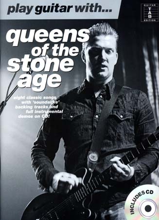 WISE PUBLICATIONS QUEENS OF THE STONE AGE - PLAY GUITAR WITH + CD - GUITAR TAB