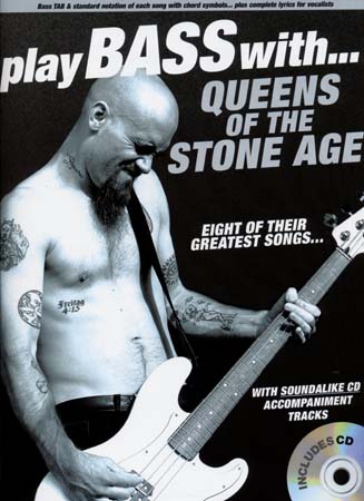 WISE PUBLICATIONS QUEENS OF THE STONE AGE PLAY BASS WITH TAB CD