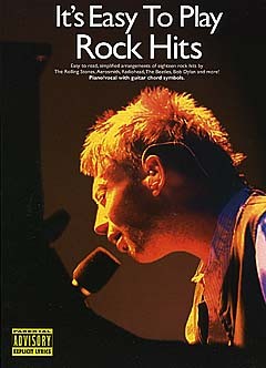 WISE PUBLICATIONS IT'S EASY TO PLAY ROCK HITS - PVG
