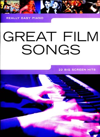 WISE PUBLICATIONS REALLY EASY PIANO - GREAT FILM SONGS - PIANO