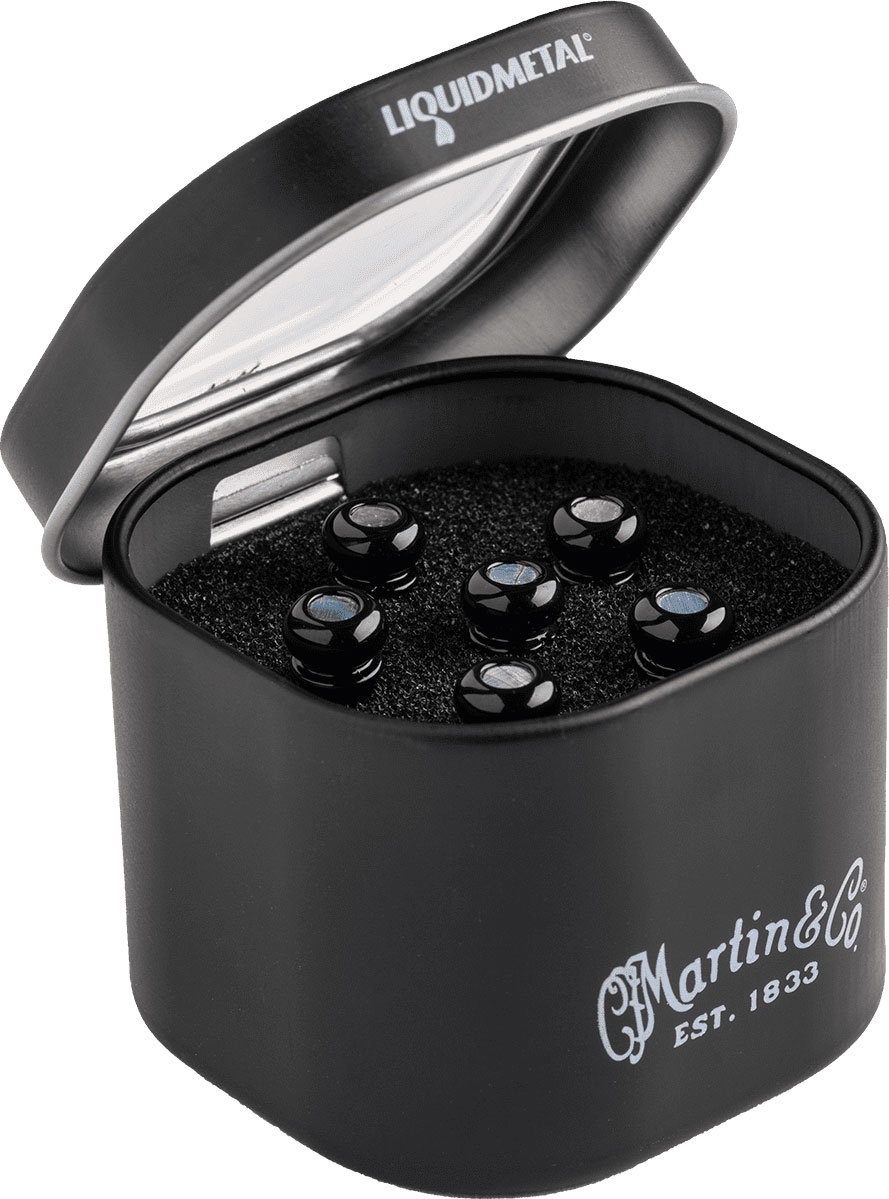 MARTIN & CO Set Chevilles Liquid Metal Black, Paua