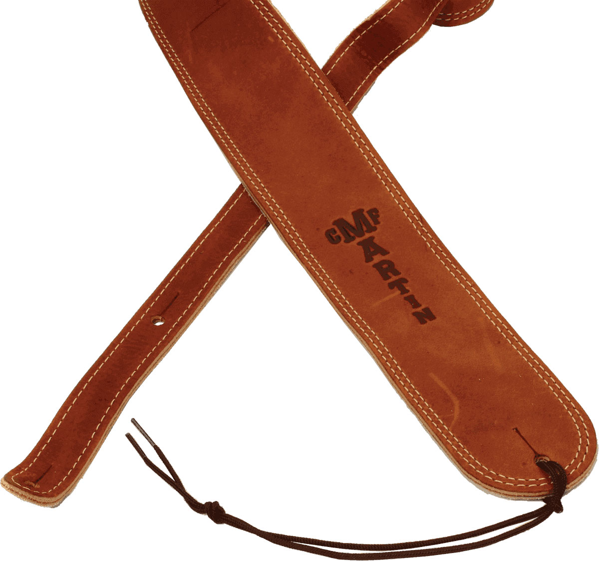 MARTIN STRINGS LEATHER STRAP DOUBLE SUEDE BROWN