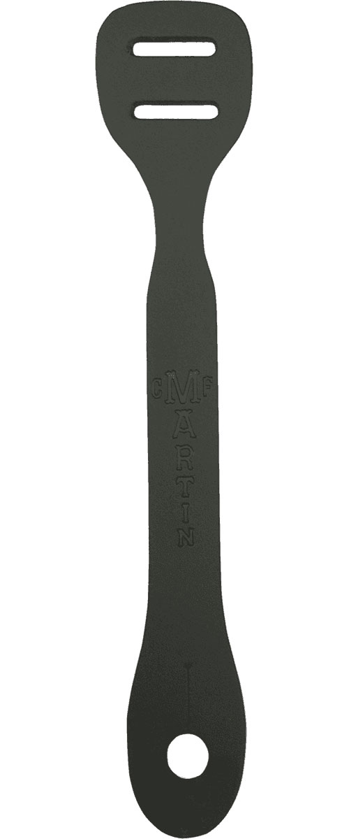 MARTIN & CO GUITAR STRAP EXTENSION, LEATHER, BLACK