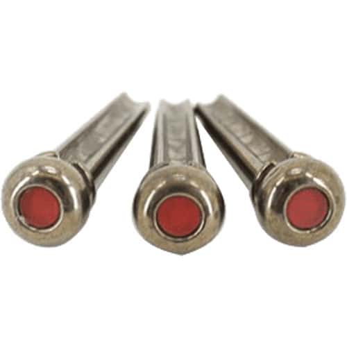 MARTIN & CO SET DE CHEVILLES LIQUID METAL GOLD POINT ROUGE