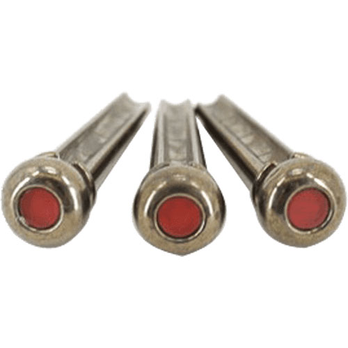 MARTIN & CO Set de Chevilles Liquid Metal Gold Point Rouge