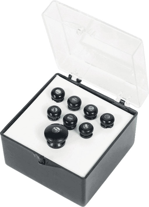 MARTIN & CO ACCESSORIES PARTS FOR STAINED PINS EBONY, PEARL DOT
