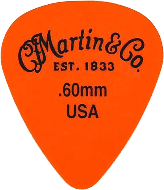 MARTIN & CO Médiators Orange 60MM