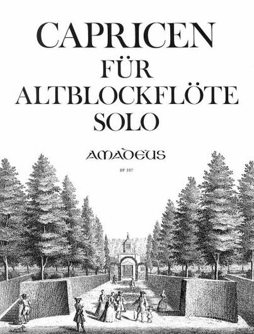 AMADEUS Quantz J. - Capricen - Flute A Bec Alto Solo