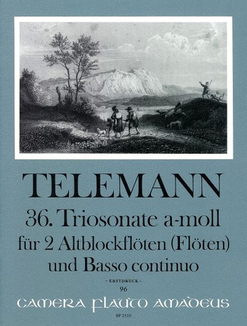 AMADEUS TELEMANN G.P. - TRIOSONATE IN A-MOLL TWV 42:a9