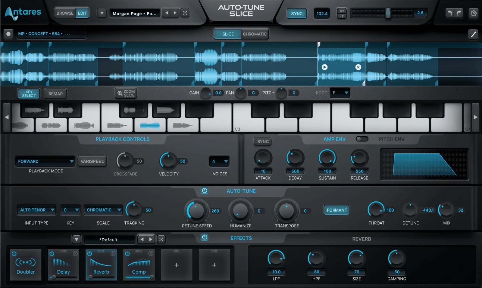 ANTARES Auto-Tune Slice