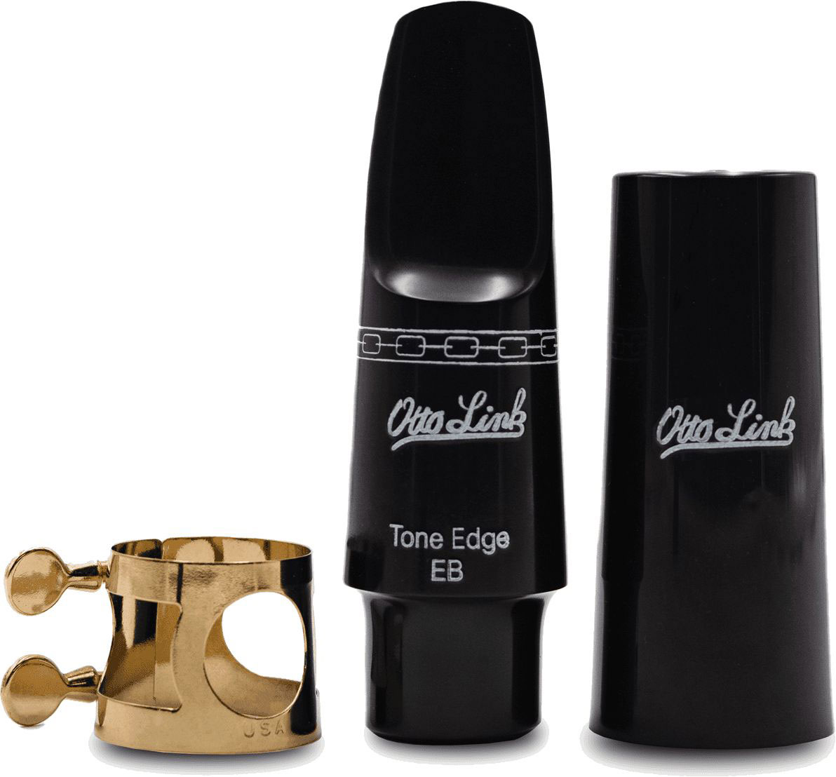 OTTO LINK HARD RUBBER TENOR SAX MOUTHPIECE EARLY BABBITT APERTURE 7* - B Stock
