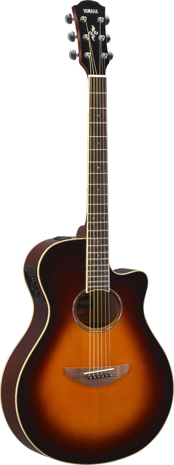 YAMAHA Apx600 Old Violin Burst