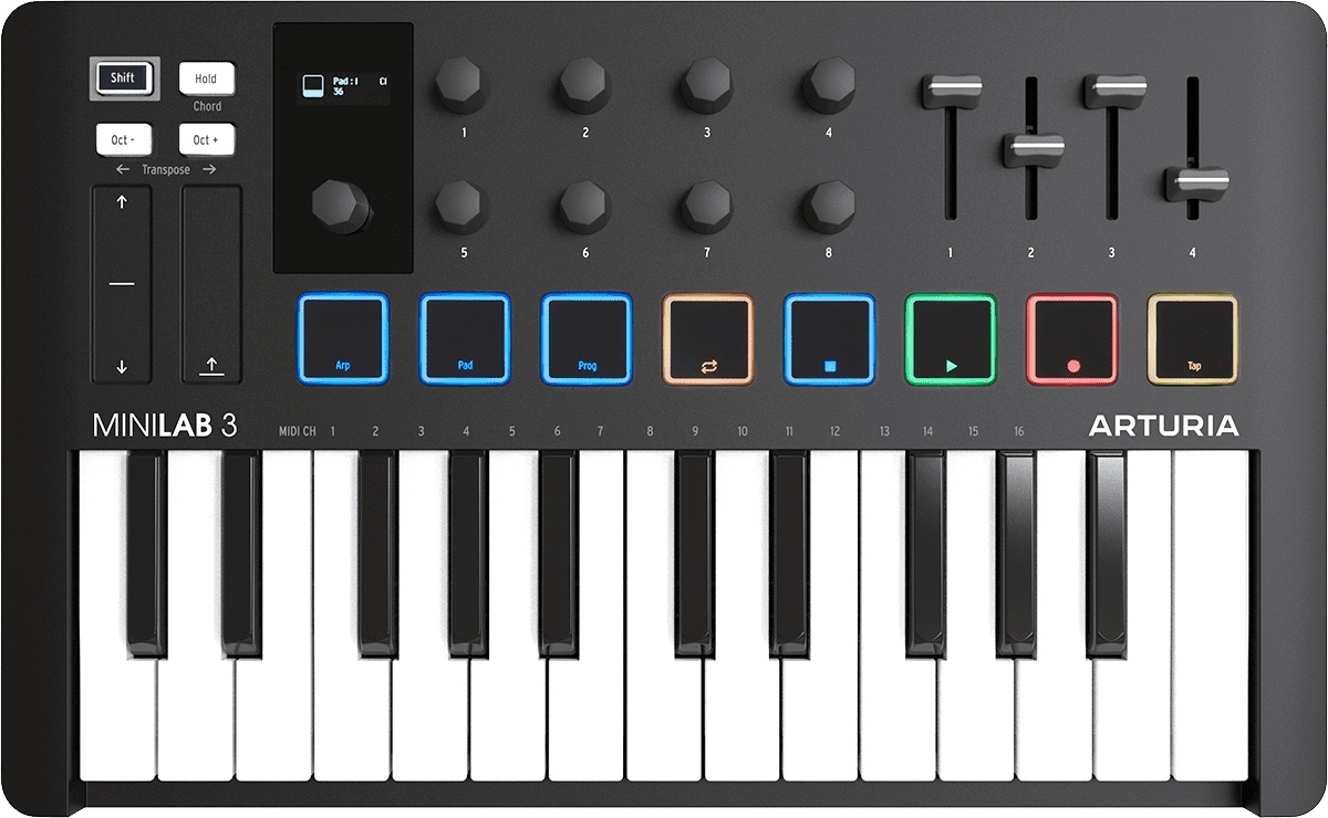 ARTURIA Minilab 3 Black