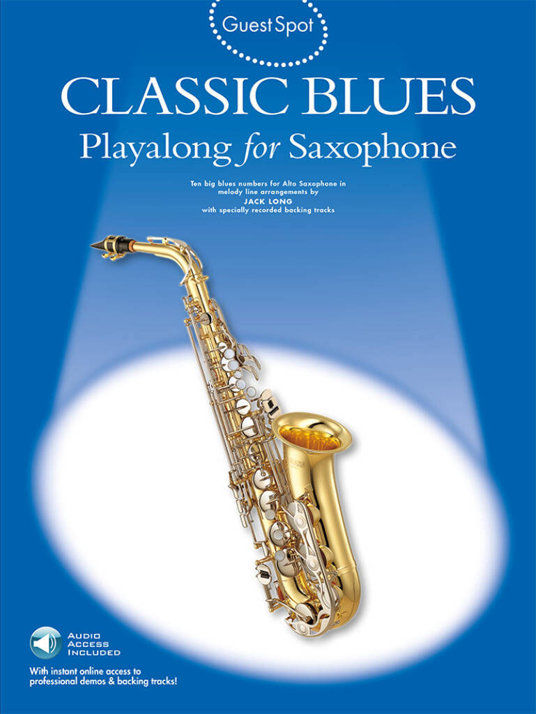 WISE PUBLICATIONS Guest Spot Classic Blues Sax Alto Audio