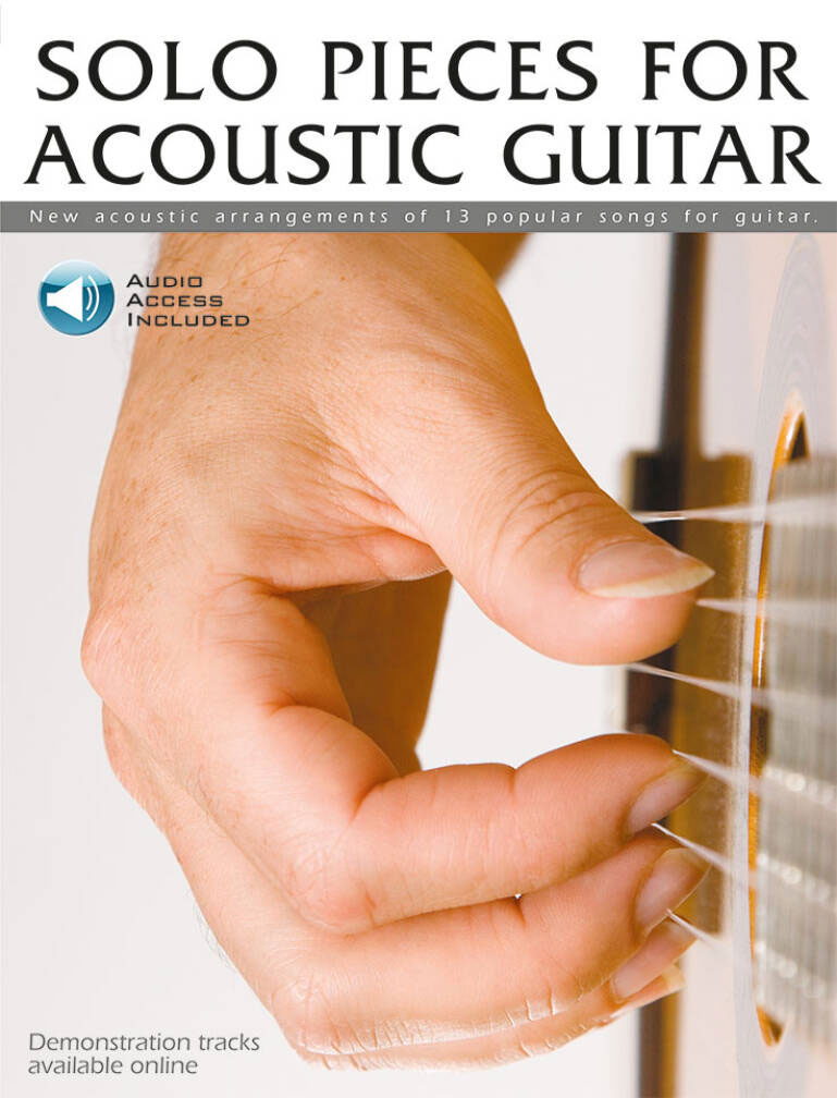 WISE PUBLICATIONS SOLO PIECES FOR ACOUSTIC + AUDIO - GUITAR TAB