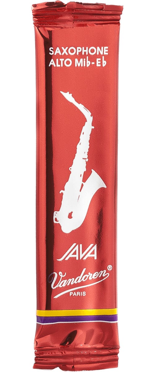 Anche de saxophone Alto Mib/Eb Vandoren JAVA RED - boite de 10 anches