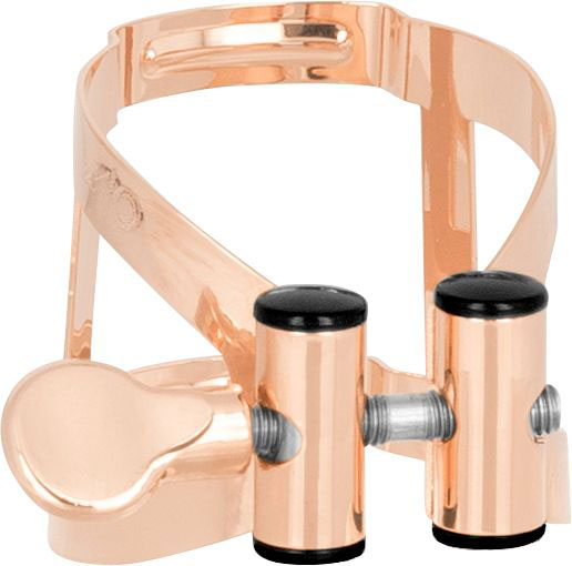 VANDOREN ROSE GOLD M/O BARITONE SAX PLASTIC CRE-BEC LIGATURE