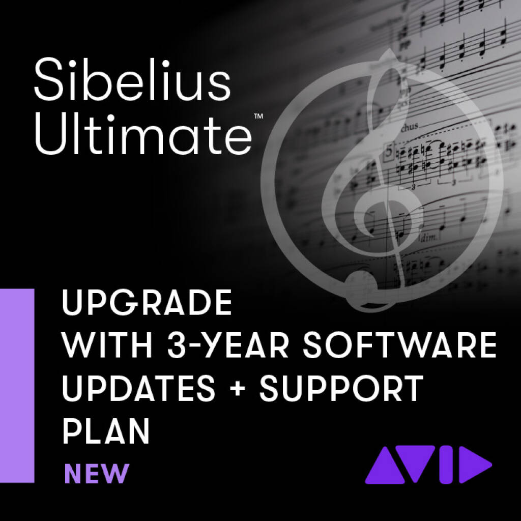 AVID Sibelius Ultimate 3Y Updates Support