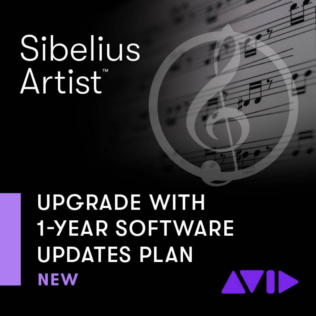 AVID Sibelius Artist 1Y Stand Updates