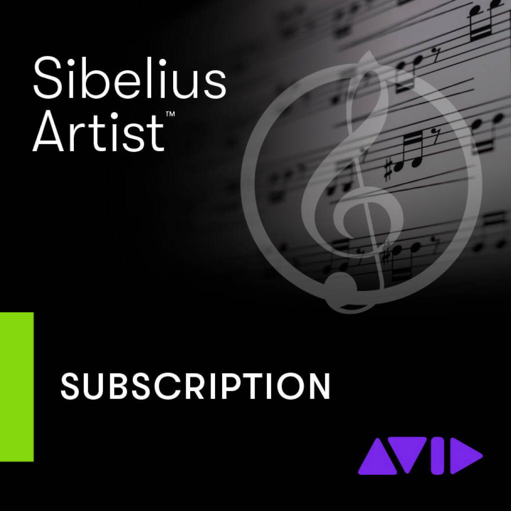 AVID Sibelius Artist Subscription 1Y
