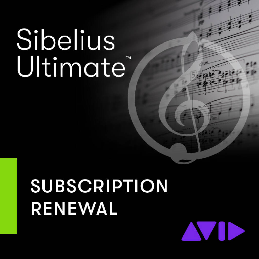 AVID Sibelius Ultimate Renewal 1Y