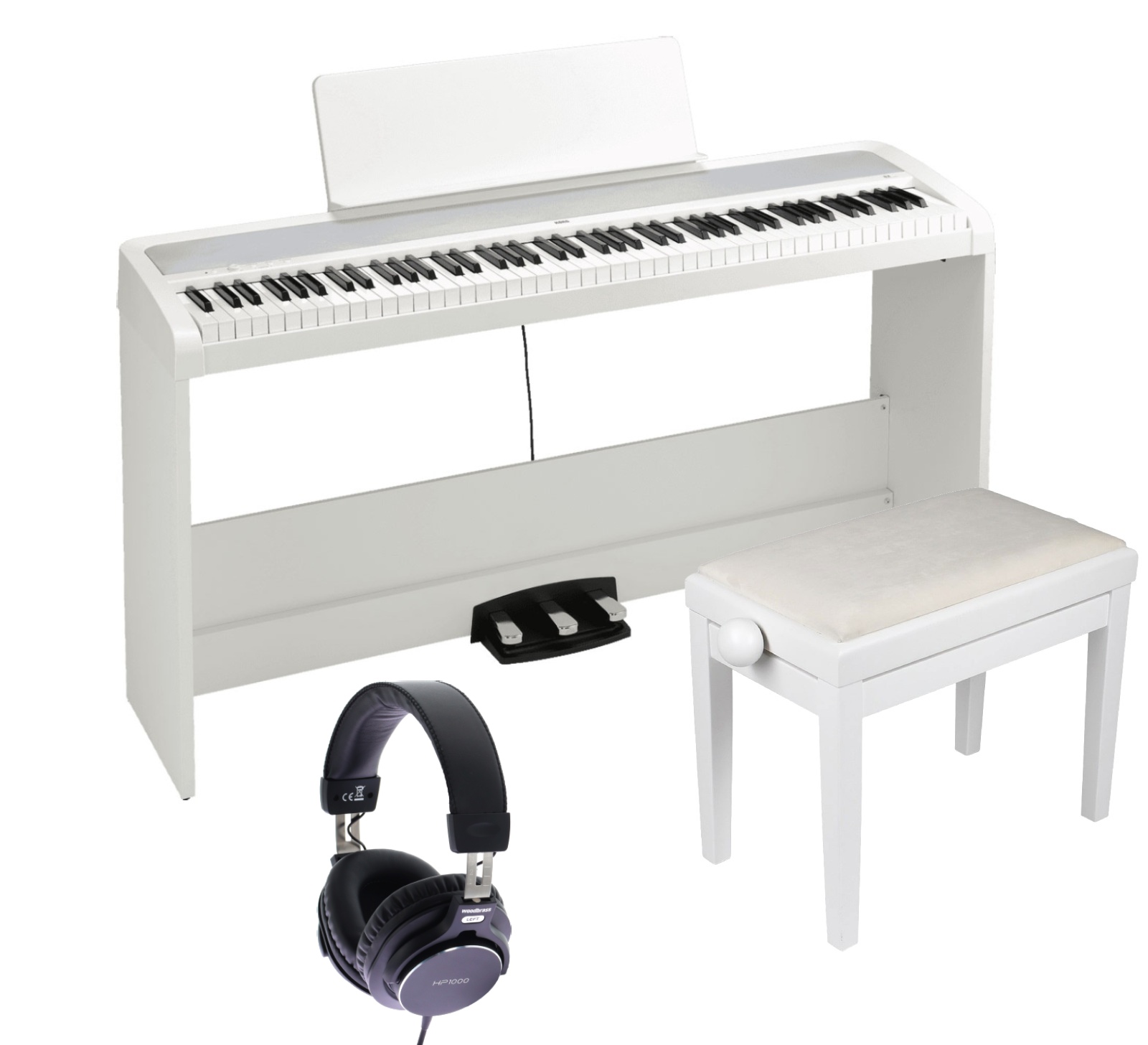 KORG B2 Meuble Blanc Pack Deluxe