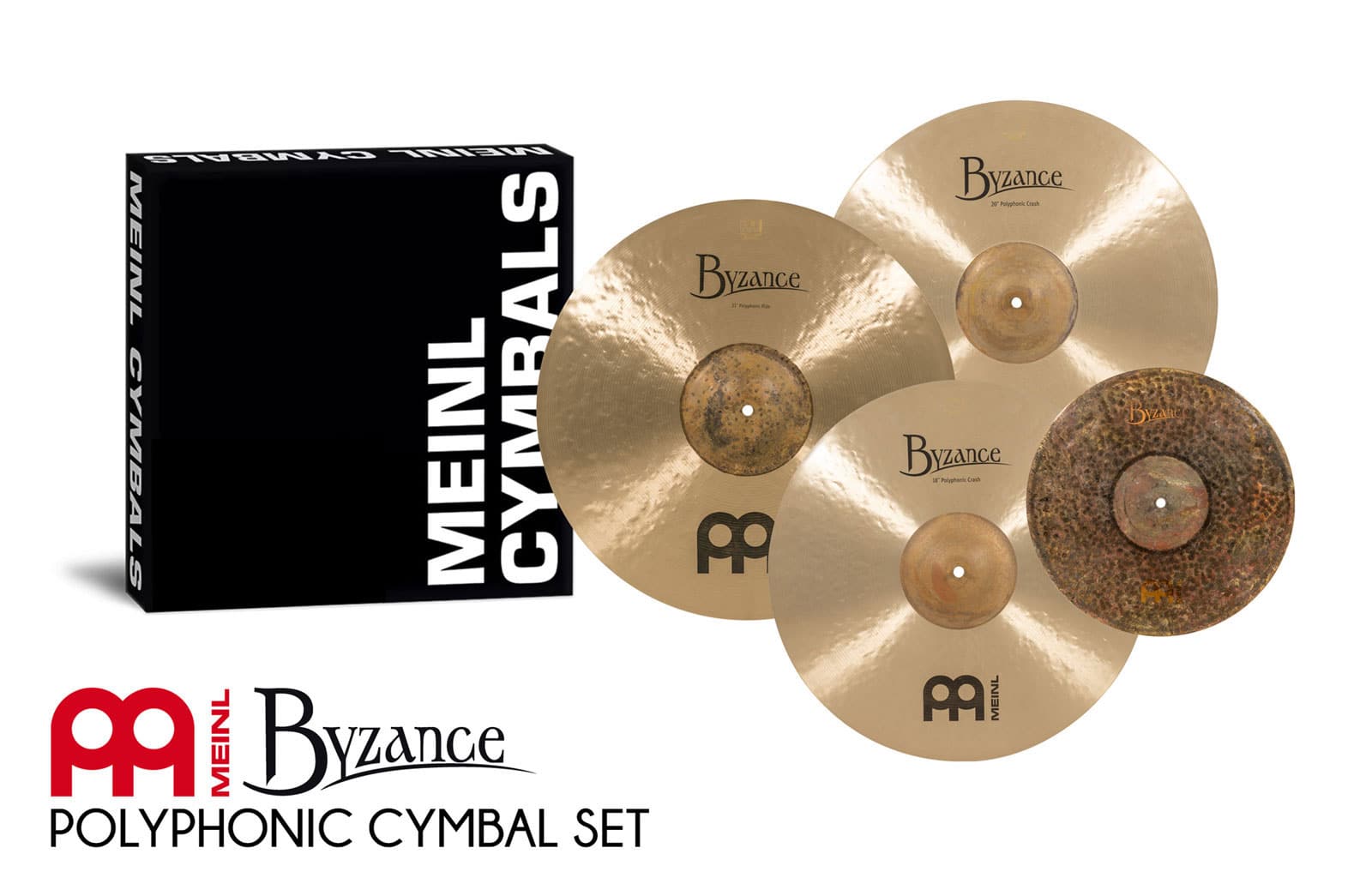 MEINL B5801POL - PACK CYMBALES BYZANCE TRADITIONAL POLYPHONIC